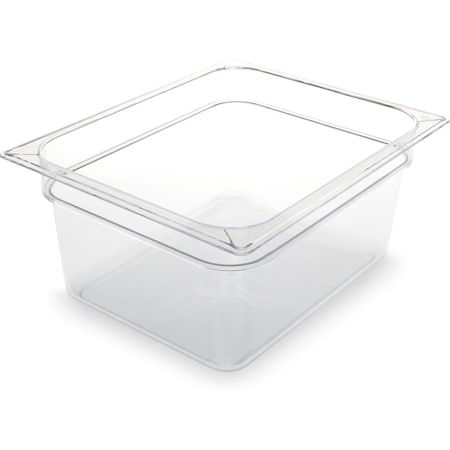 Carlisle Foodservice StorPlus Polycarbonate Food Pan, 8.7 qt, 10.38 x 12.75 x 6, Clear, Plastic 10222B07